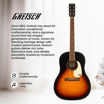 Gretsch Jim Dandy Dreadnought Acoustic Guitar - Rex Burst