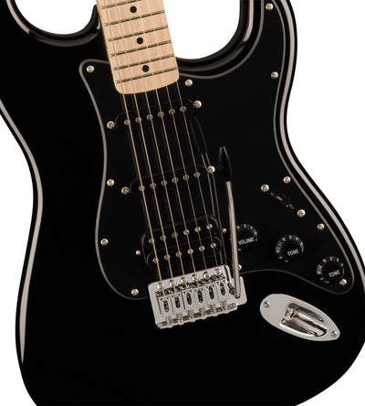 Fender Squier Sonic Stratocaster HSS - Black w/ Frontman 10G Amplifier