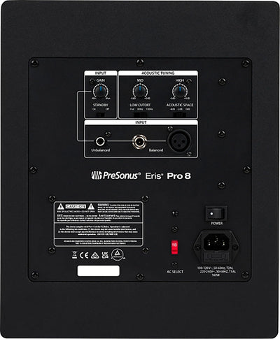 PreSonus Eris Pro 8 Studio Monitor w/ XLR Cable
