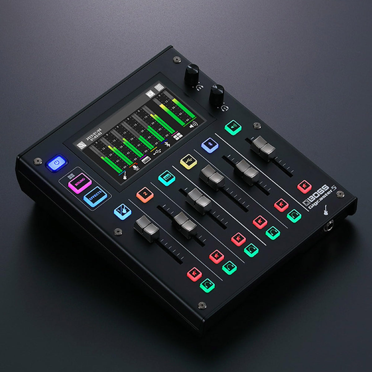 Boss Gigcaster 5 Audio Streaming Mixer w/ Instrument Cable