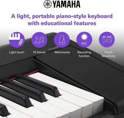 Yamaha NP-35 76-Key Piaggero Portable Keyboard - White