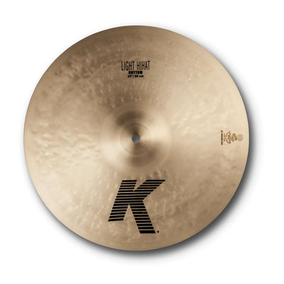 Zildjian K0923 15" K Light Hi-Hats Cymbals - Pair w/ Drumstick Bag