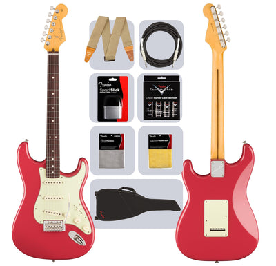 Fender American Professional Classic Stratocaster - Faded Dakota Red w/ Cleaning Kit