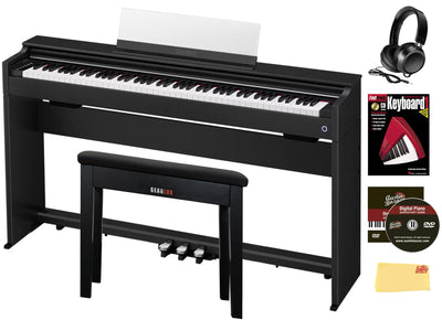 Casio AP-S200 Celviano 88-Key Digital Piano - Black w/ Furniture Bench