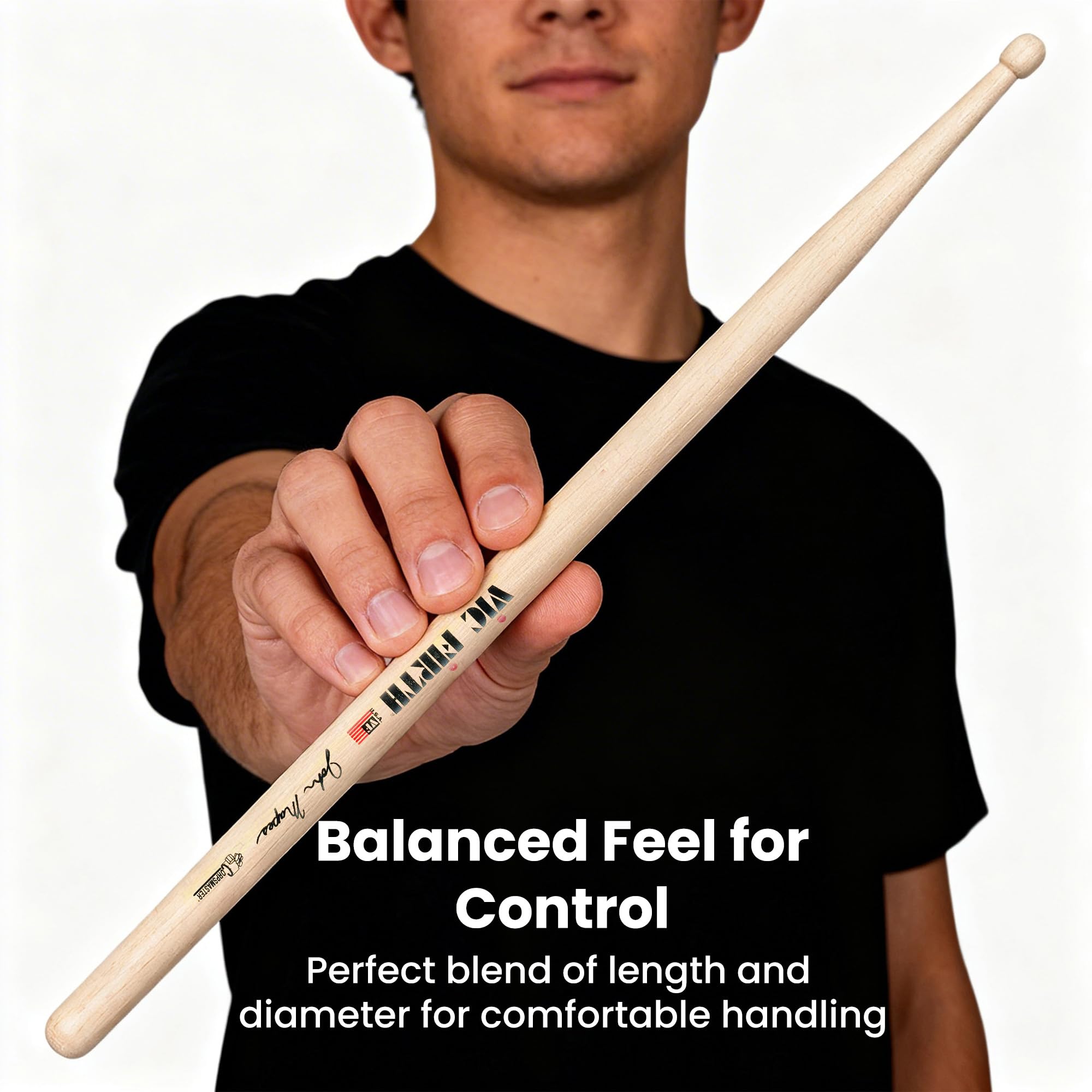 Vic Firth Corpsmaster Signature Snare John Mapes Drumsticks - 12 Pack