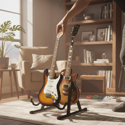 Gearlux Double A-Frame Guitar Stand