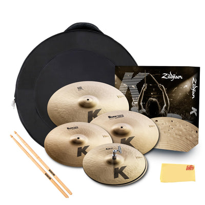 Zildjian K0800 K Cymbal Pack w/ Cymbal Bag