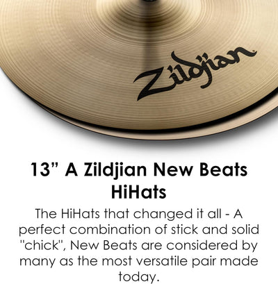 Zildjian A0130 13" A New Beat Hi-Hats Cymbals