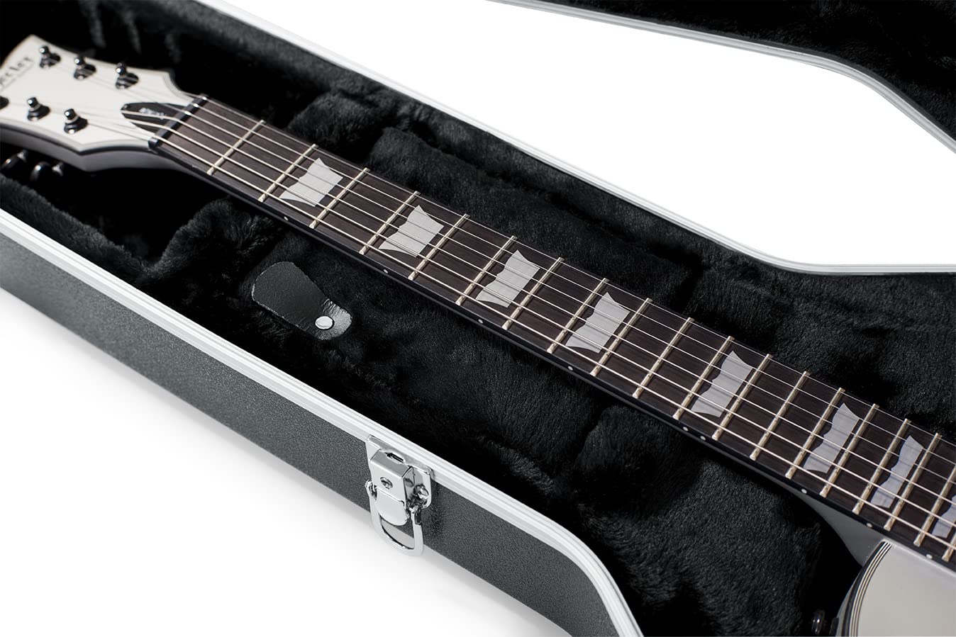 Gator GC-LPS Deluxe Molded Case for Gibson Les Paul - Black w/ Instrument Cable