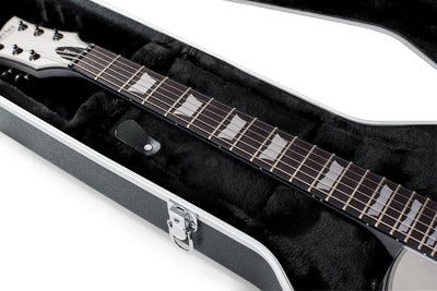 Gator GC-LPS Deluxe Molded Case for Gibson Les Paul - Black w/ Instrument Cable