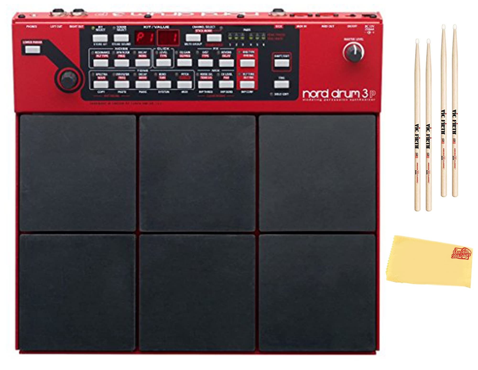 Nord Drum 3P Modeling Percussion Synthesizer w/ Drumsticks