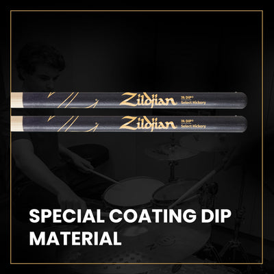 Zildjian 7A DIP Nylon Tip Drumsticks