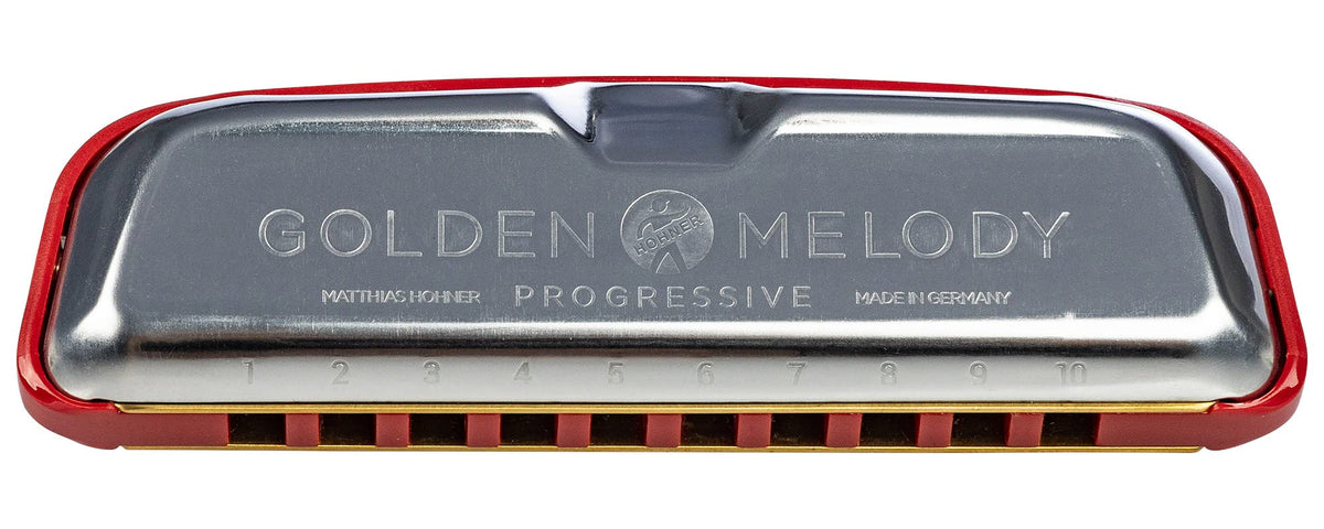 Hohner 544 Golden Melody Harmonica - Key of E w/ Carrying Case