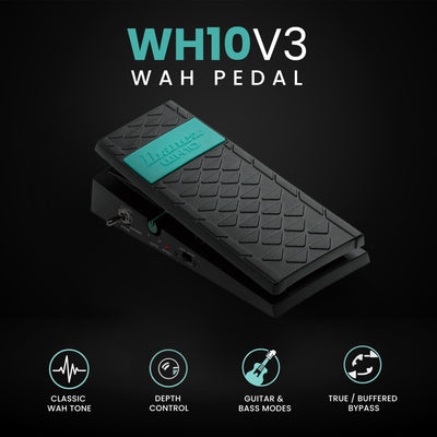 Ibanez WH10 V3 Wah Pedal w/ Instrument Cable