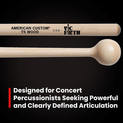 Vic Firth T5 American Custom Timpani Wood Mallets