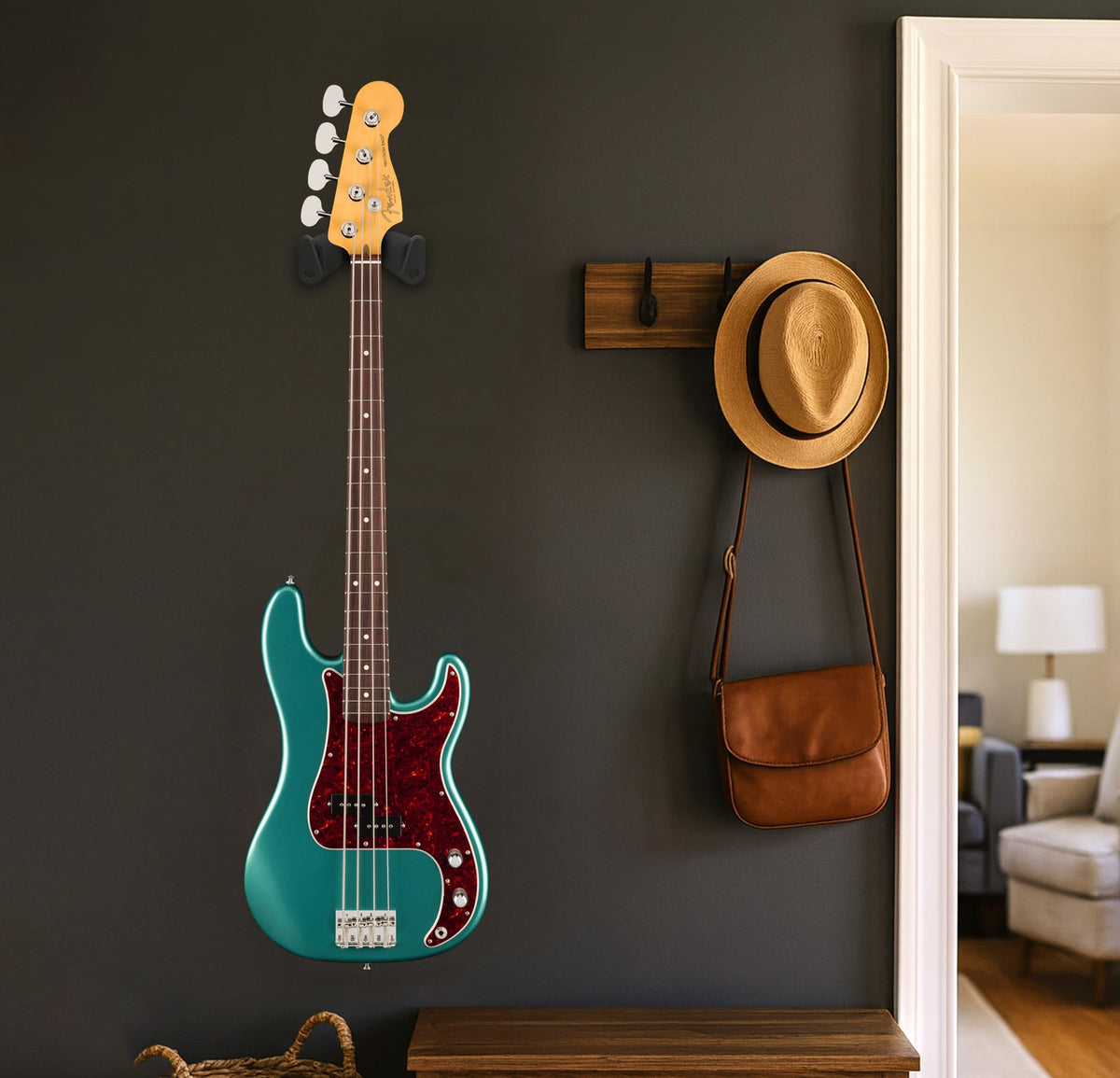 Fender American Professional Classic Precision Bass - Faded Sherwood Green Metallic w/ Cleaning Kit