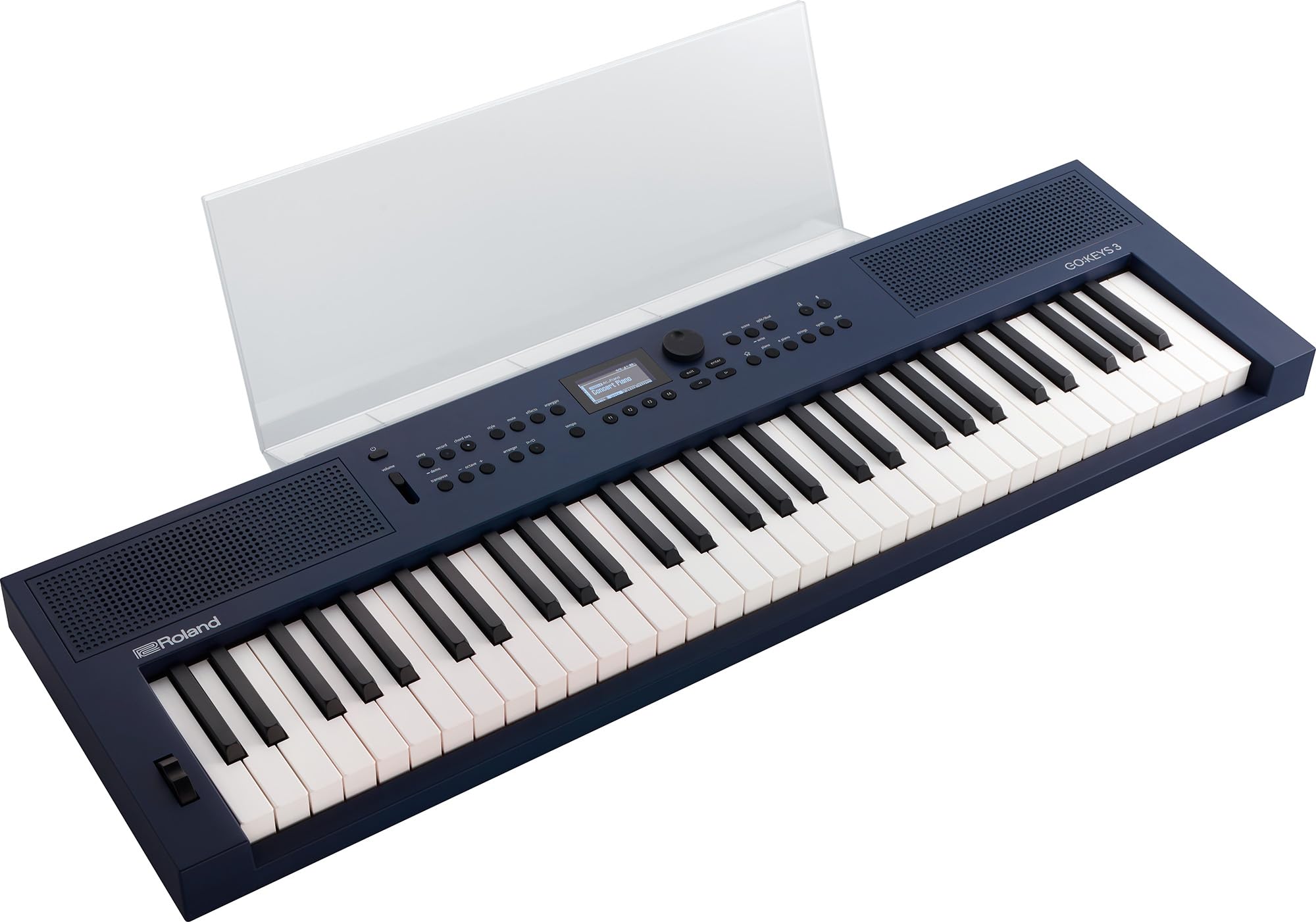 Roland GO:KEYS 3 Music Creation Keyboard - Midnight Blue w/ Adjustable Bench