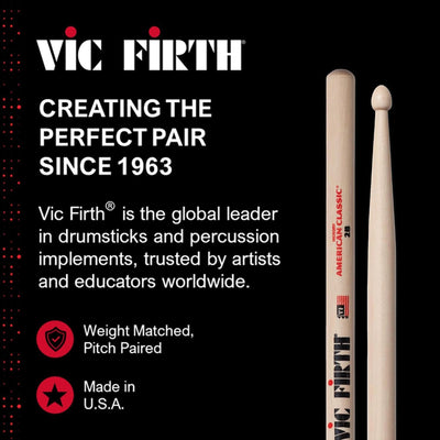 Vic Firth SRHTS Corpsmaster Multi-Tenor Ralph Hardimon Drumsticks
