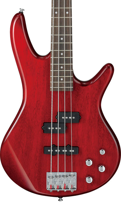 Ibanez GSR200 SR Gio Bass Guitar - Transparent Red w/ Gig Bag