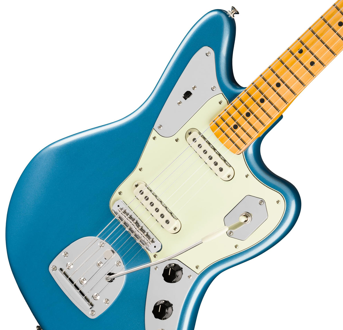 Fender American Professional Classic Jaguar - Faded Lake Placid Blue w/ Cleaning Kit