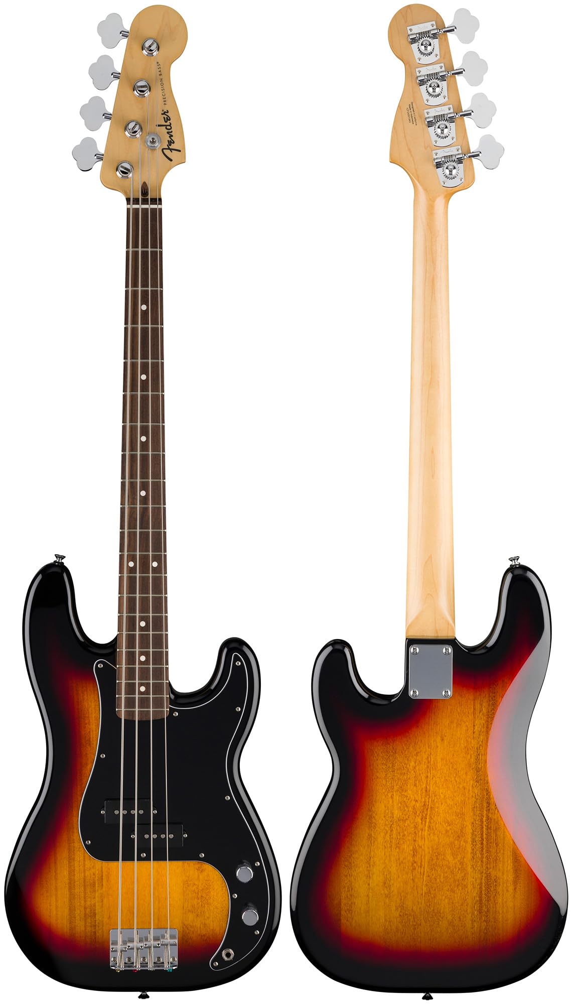 Fender Standard Precision Bass - 3-Color Sunburst w/ Guitar Cleaning Kit