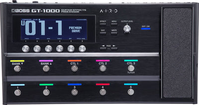 Boss GT-1000 Guitar Effects Processor w/ Instrument Cables