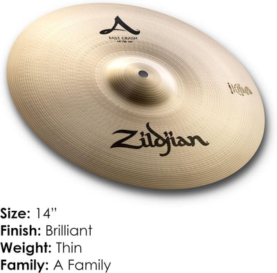 Zildjian A0264 14" A Fast Crash Cymbal