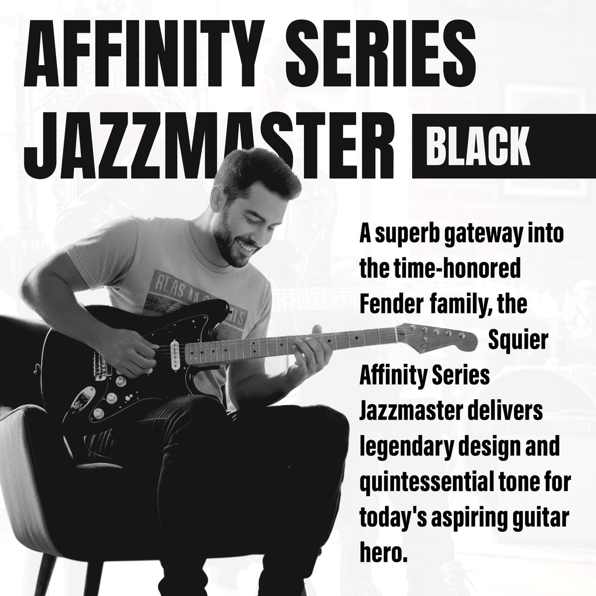 Fender Squier Affinity Jazzmaster - Metallic Black