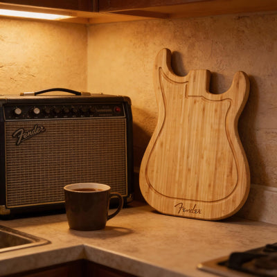 Fender Stratocaster Cutting Board w/ Picks