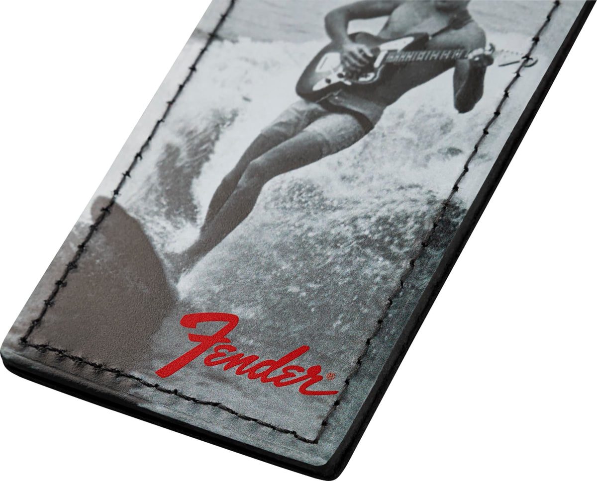 Fender Vintage Surfer Ad Luggage Tag w/ Picks