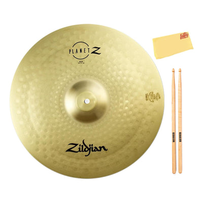 Zildjian ZP20R 20" Planet Z Ride Cymbal w/ Drumsticks