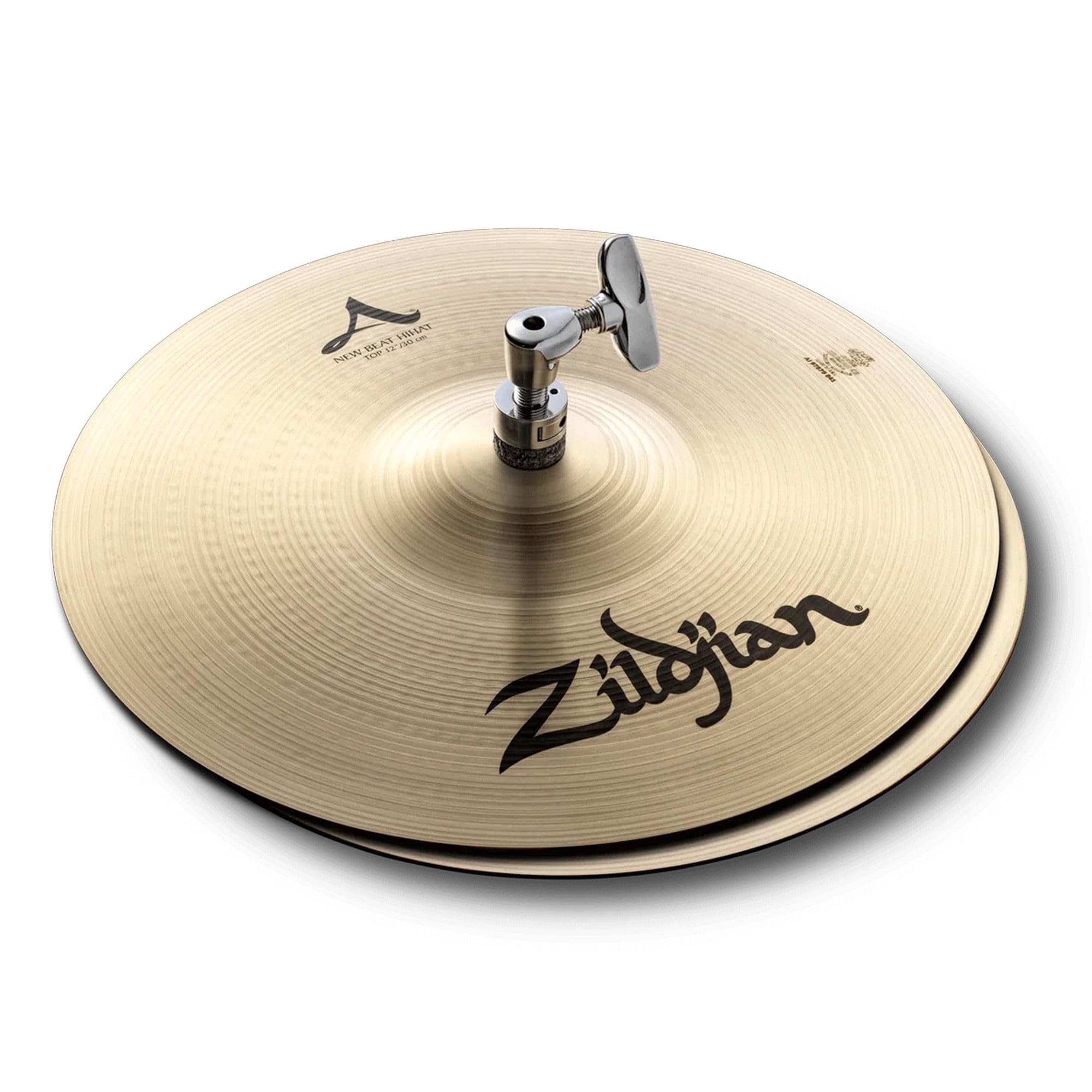 Zildjian A0113 12" A New Beat Hi-Hat Cymbals - Pair w/ Drumstick Bag