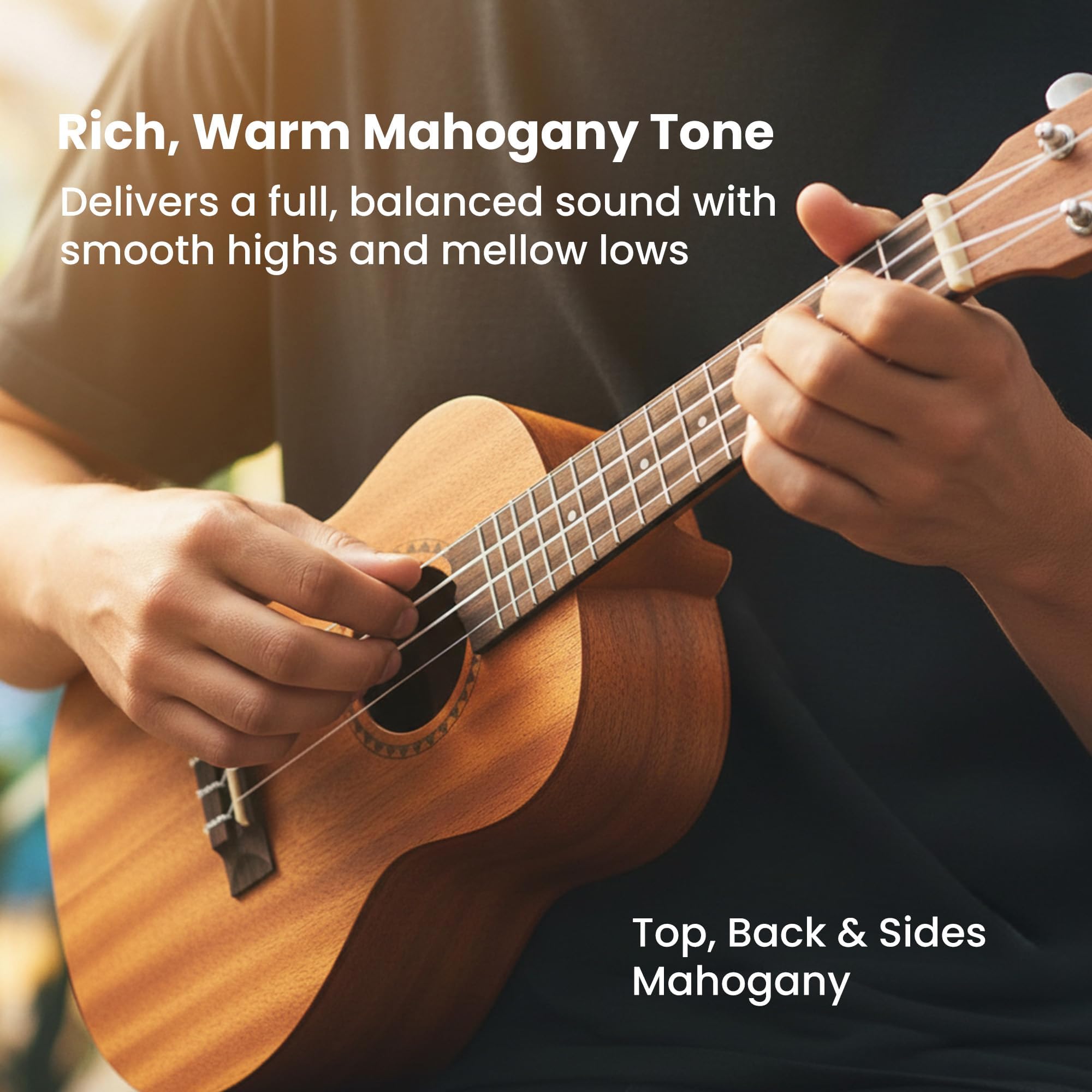Kala KA-15C Satin Mahogany Concert Ukulele w/ Hard Case