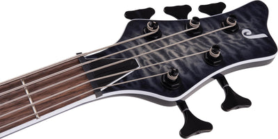 Jackson X Series SBXQ V 5-String Spectra Bass - Transparent Black Burst