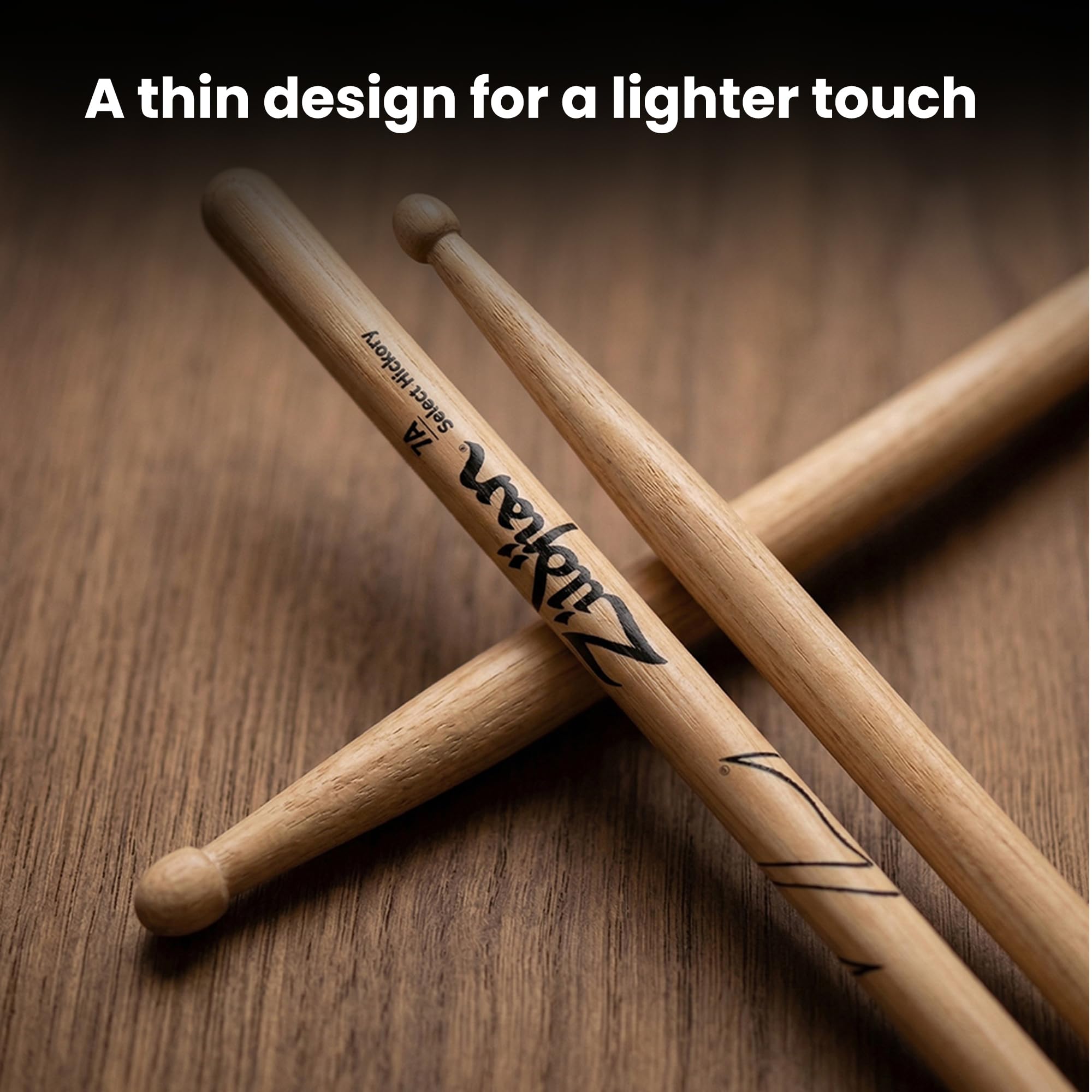 Zildjian 7A Drumsticks - 3 Pack