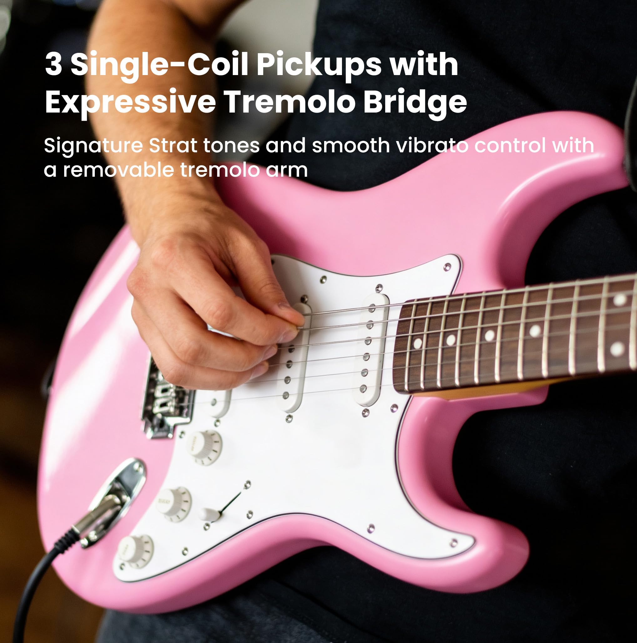 Fender Squier Stratocaster - Flash Pink