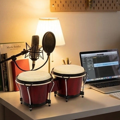 Gearlux Tunable Bongos - Cherry