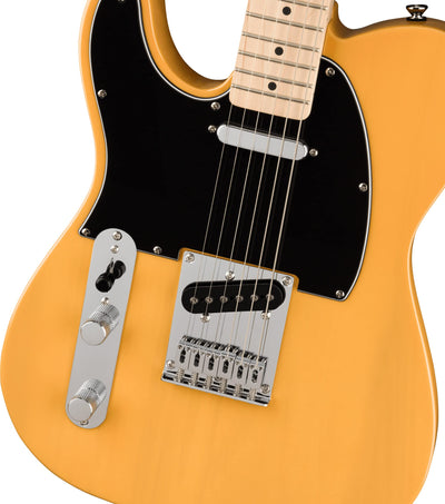 Fender Squier Affinity Telecaster, Left Handed - Butterscotch Blonde w/ Gig Bag