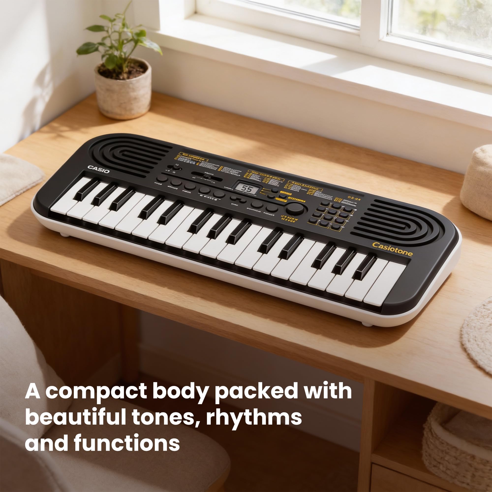 Casio SA-51 Casiotone 32-Key Compact Portable Keyboard w/ Power Supply