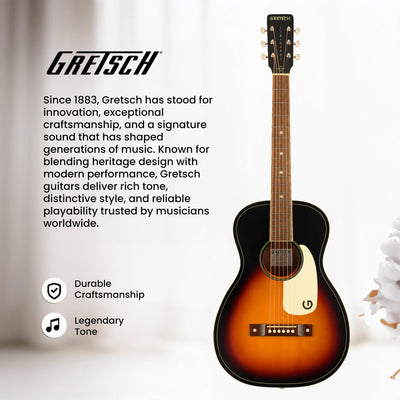 Grestch Jim Dandy Parlor Acoustic Guitar - Rex Burst