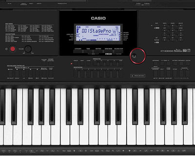 Casio CT-X3000 61-Key Portable Arranger Keyboard w/ Adjustable Stand