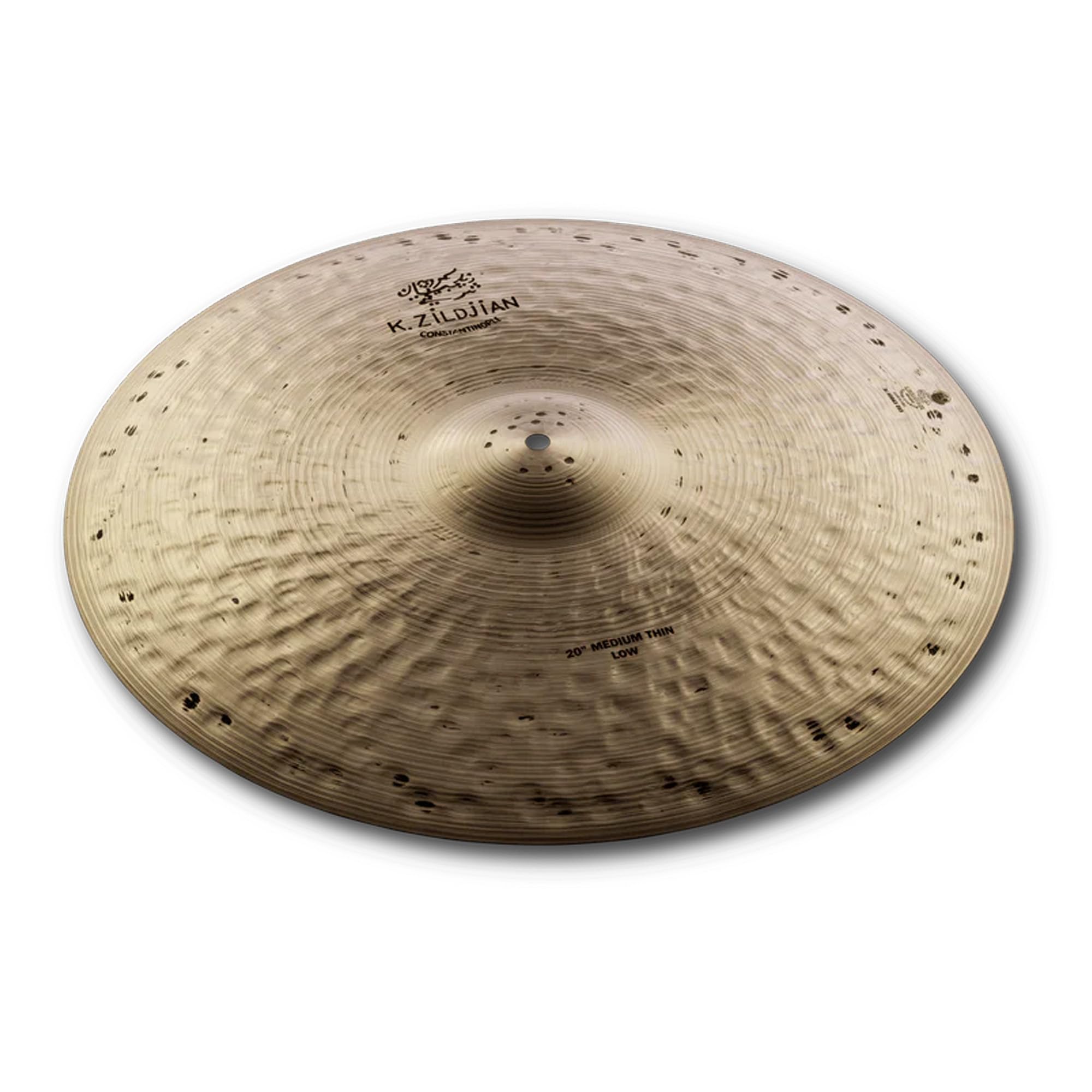 Zildjian K1113 20" K Constantinople Medium Thin Low Ride Cymbal w/ Drumstick Bag