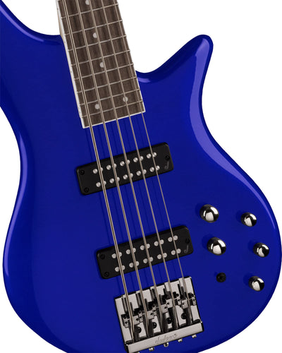 Jackson JS Series Spectra Bass JS3V Bass Guitar - Indigo Blue w/ Instrument Cable