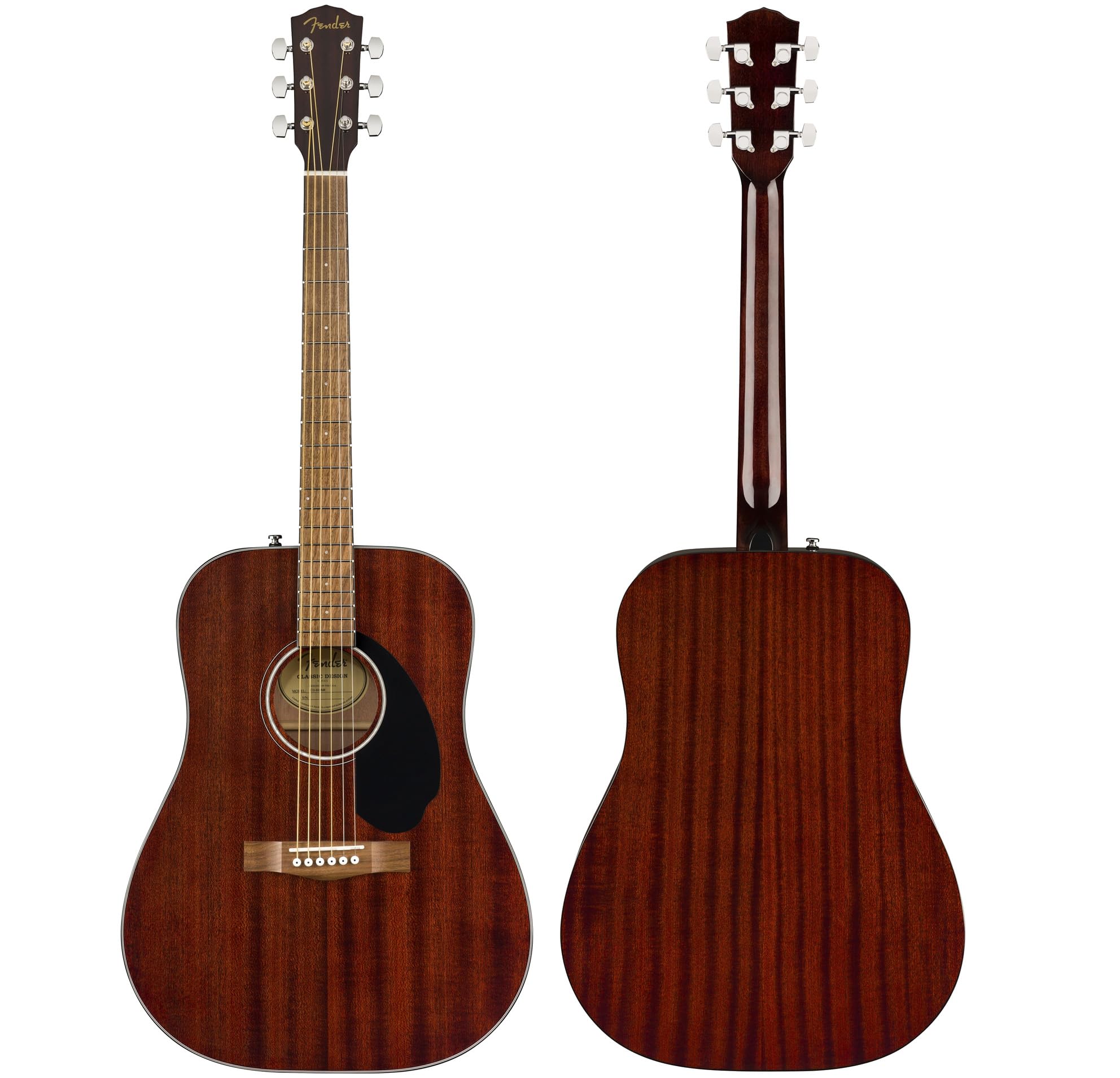 Fender CD-60 Dreadnought Acoustic Guitar - Mahogany w/ Hard Case