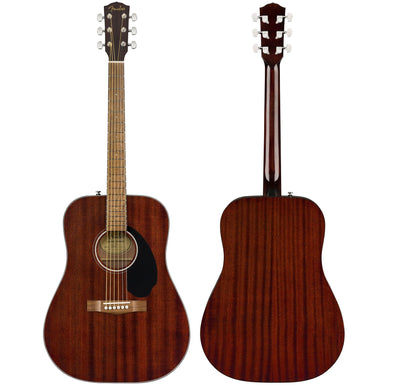 Fender CD-60 Dreadnought Acoustic Guitar - Mahogany w/ Hard Case