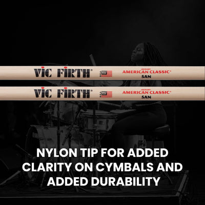 Vic Firth American Classic 5A Nylon Tip Drumsticks