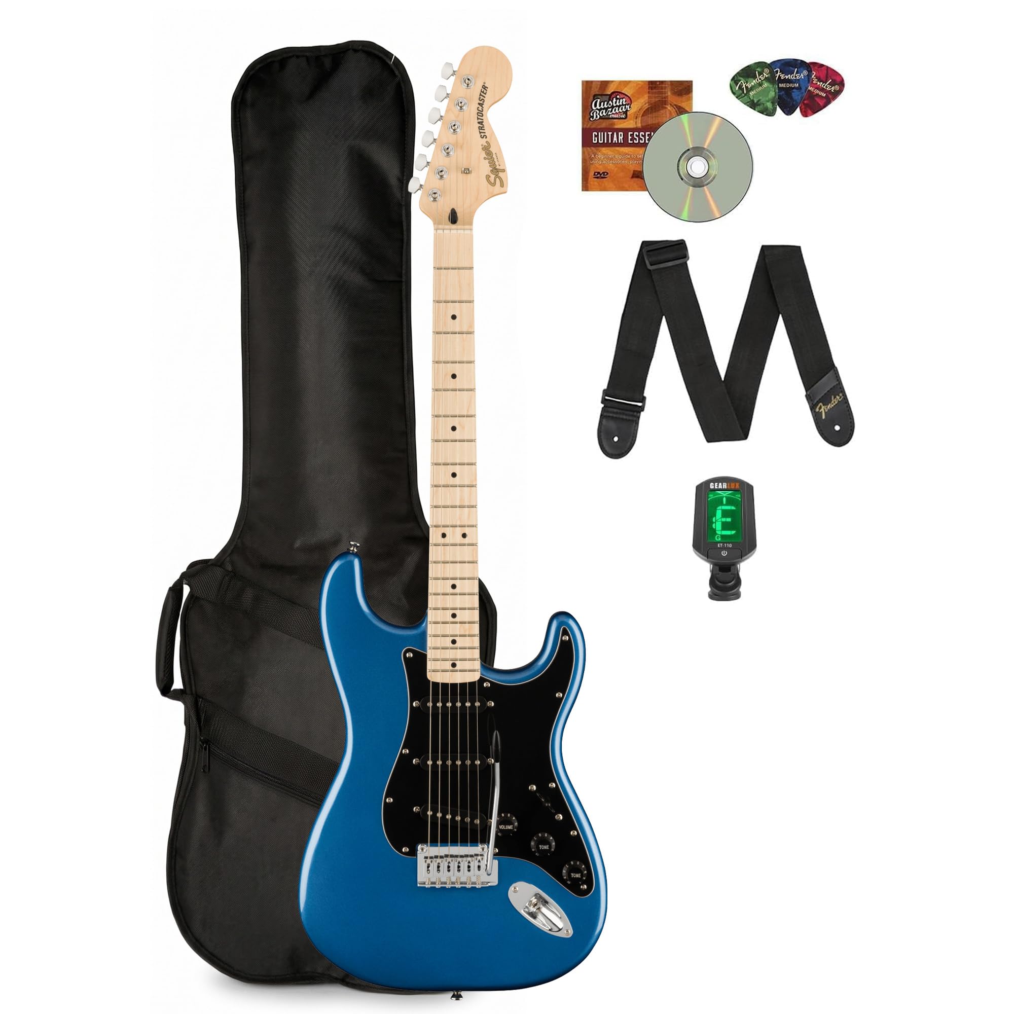 Fender Squier Affinity Stratocaster - Lake Placid Blue w/ Gig Bag