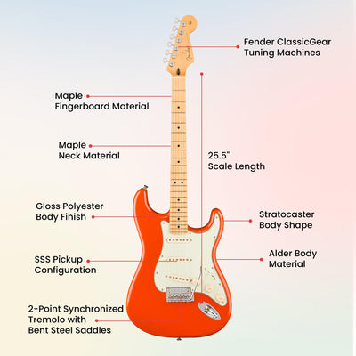 Fender Player II Stratocaster - Rallye Orange