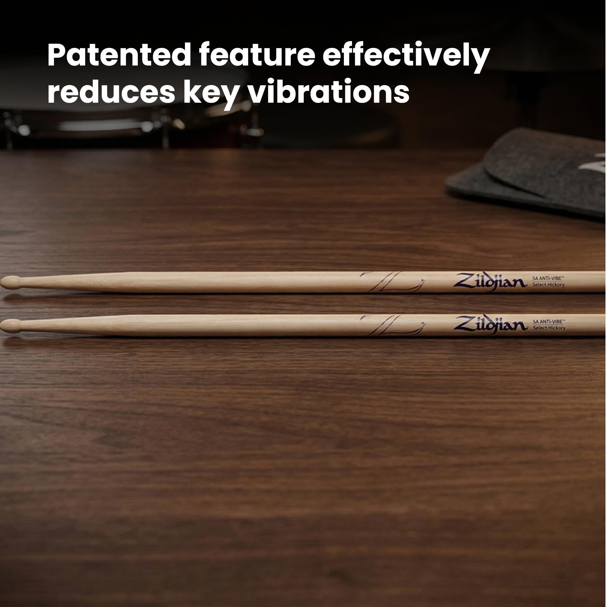 Zildjian 5A Anti-Vibe Wood Drumsticks - 6 Pack