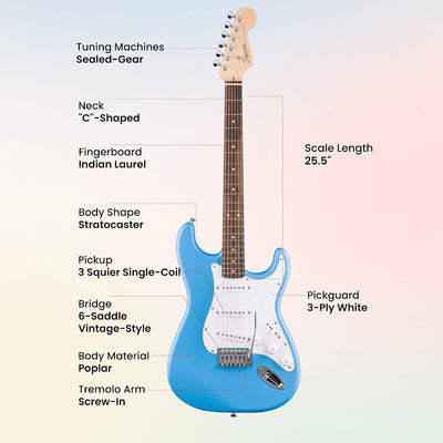Fender Squier Stratocaster - California Blue